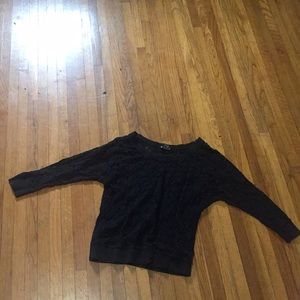 Black lace top